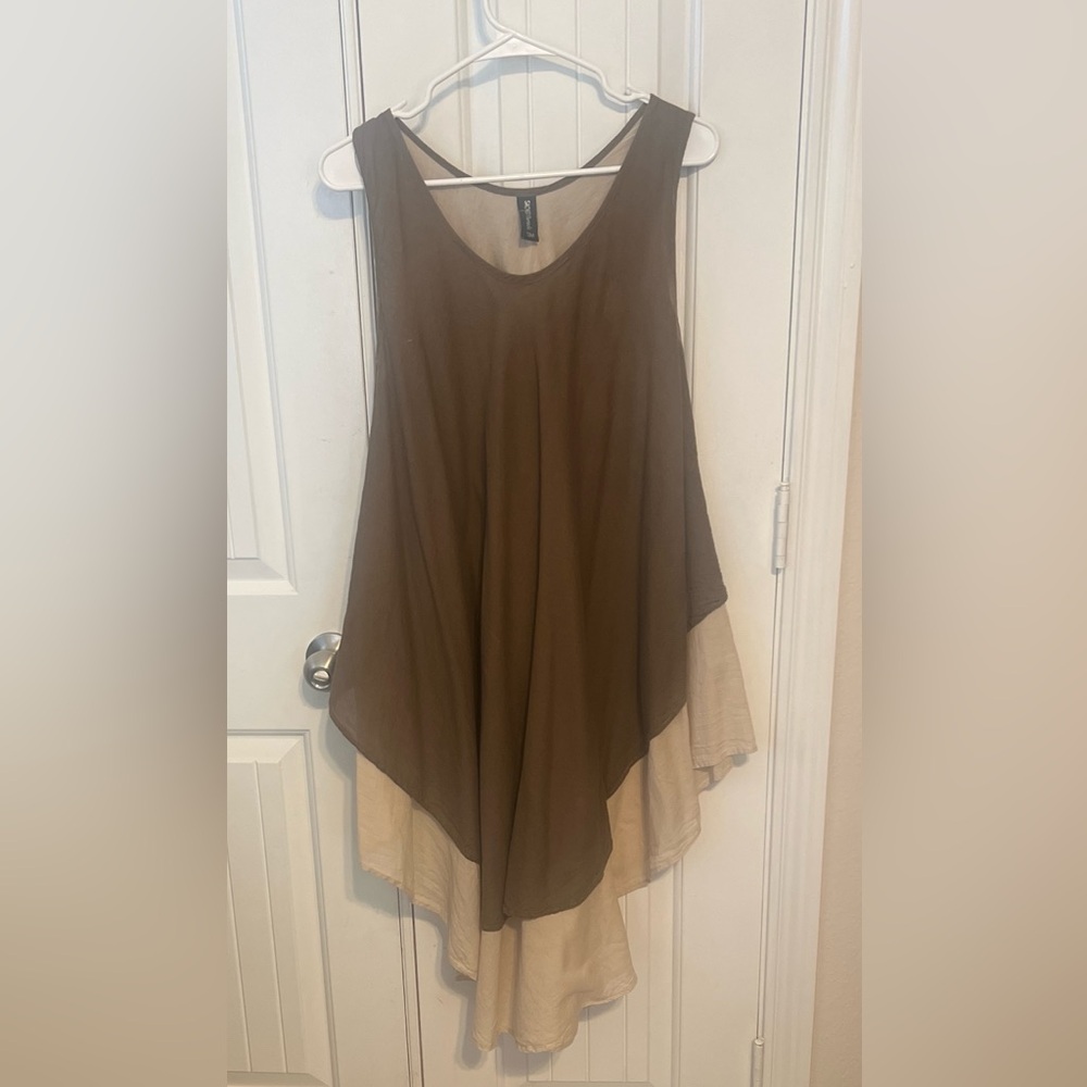 SACRED Thready Boho Layered dress S/M